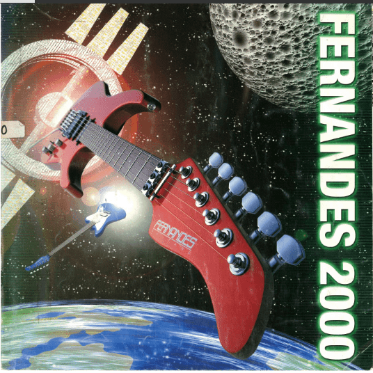 Fernandes-Burny electric guitars catalog 2000 / Fernandes-Burny Catálogo de guitarras 2000