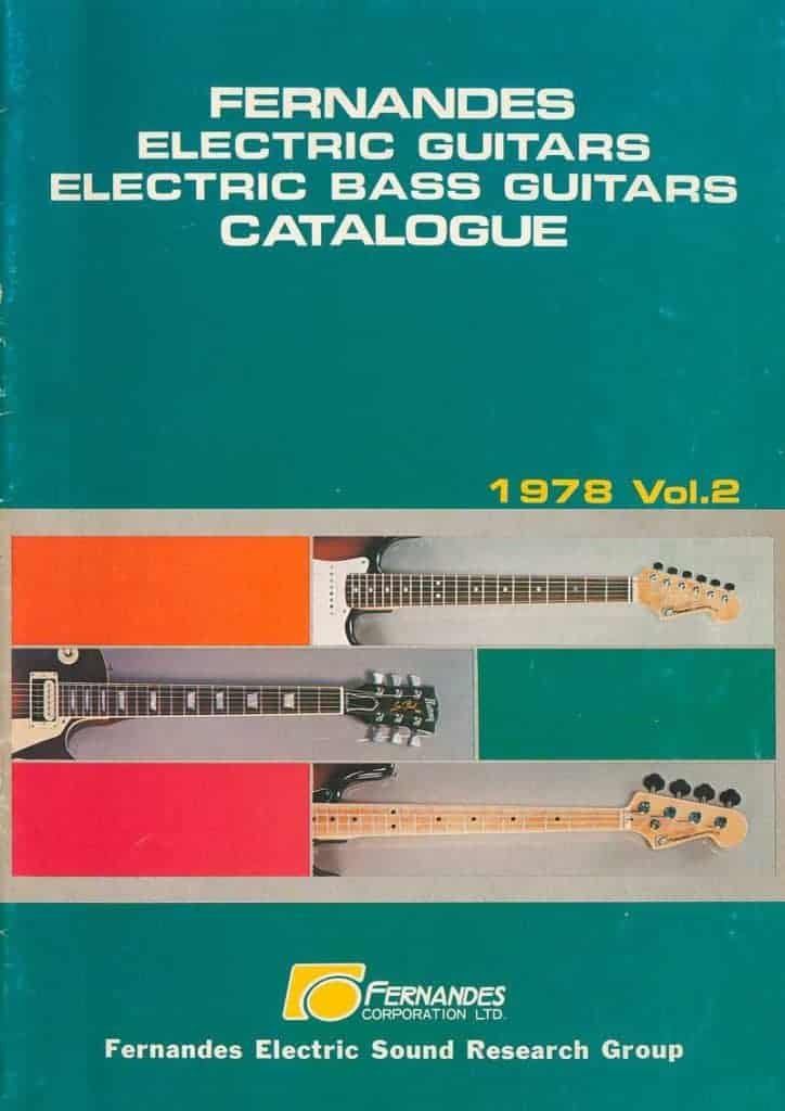 Fernandes-Burny electric guitars catalog 1978 Volume 2 / Fernandes-Burny Catálogo de guitarras 1978 Volume 2