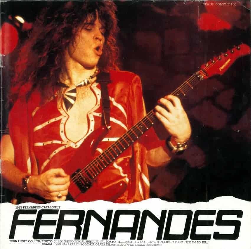 Fernandes-Burny electric guitars catalog 1987 / Fernandes-Burny Catálogo de guitarras 1987