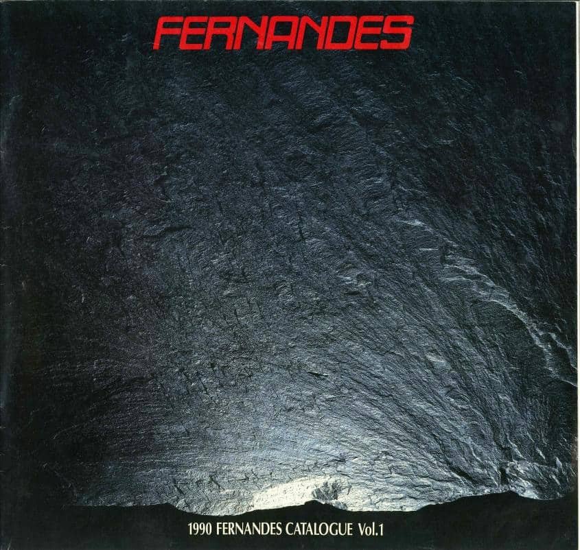 Fernandes-Burny electric guitars catalog 1990 / Fernandes-Burny Catálogo de guitarras 1990