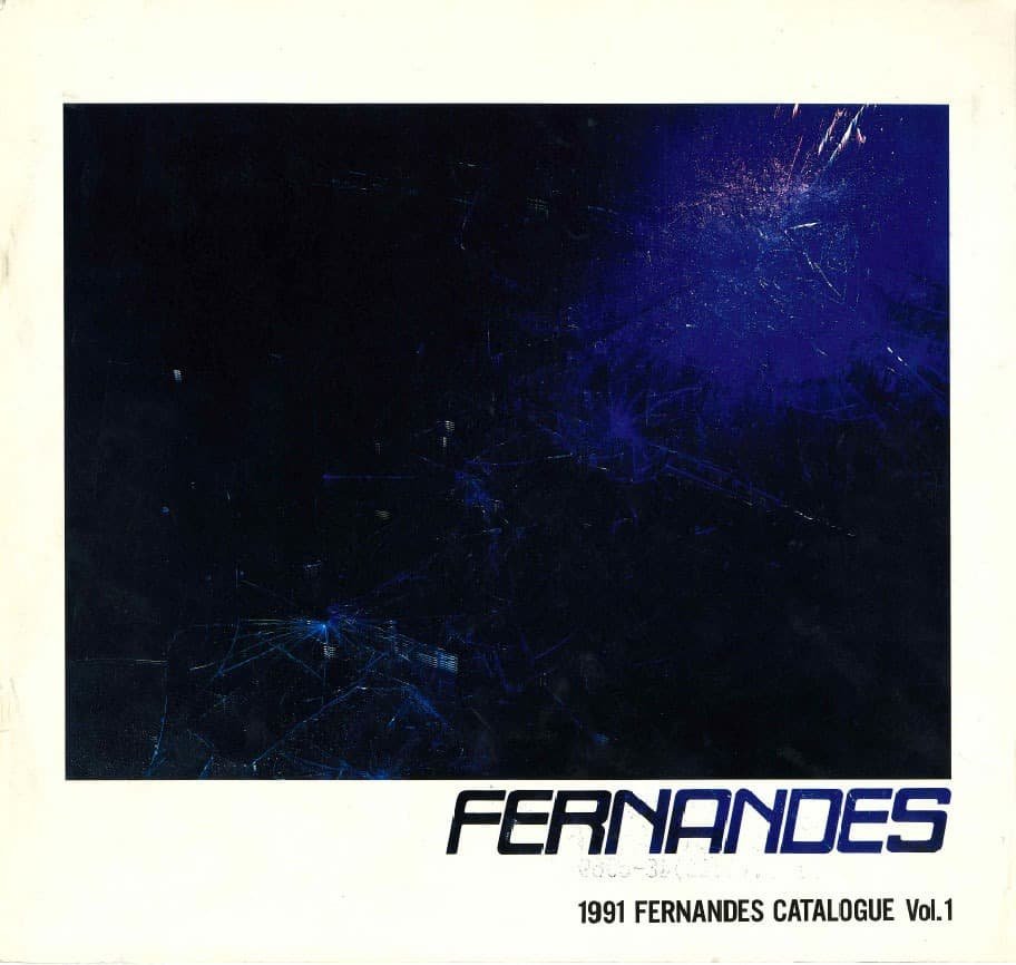 Fernandes-Burny electric guitars catalog 1991 / Fernandes-Burny Catálogo de guitarras 1991