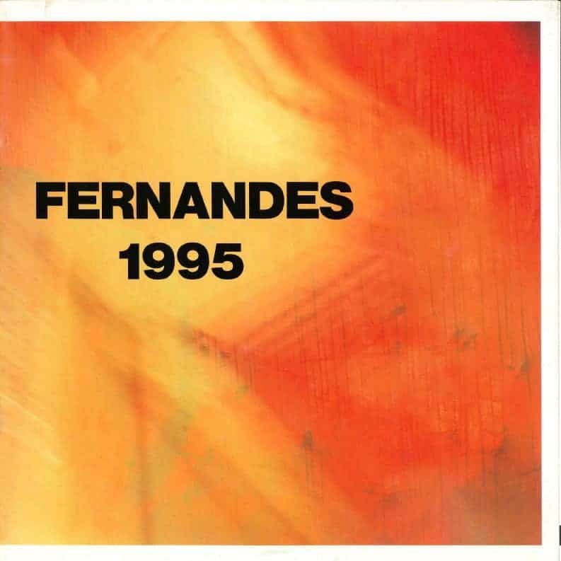 Fernandes-Burny electric guitars catalog 1995 / Fernandes-Burny Catálogo de guitarras 1995
