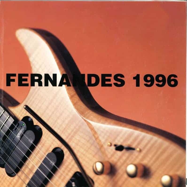 Fernandes-Burny electric guitars catalog 1996 / Fernandes-Burny Catálogo de guitarras 1996