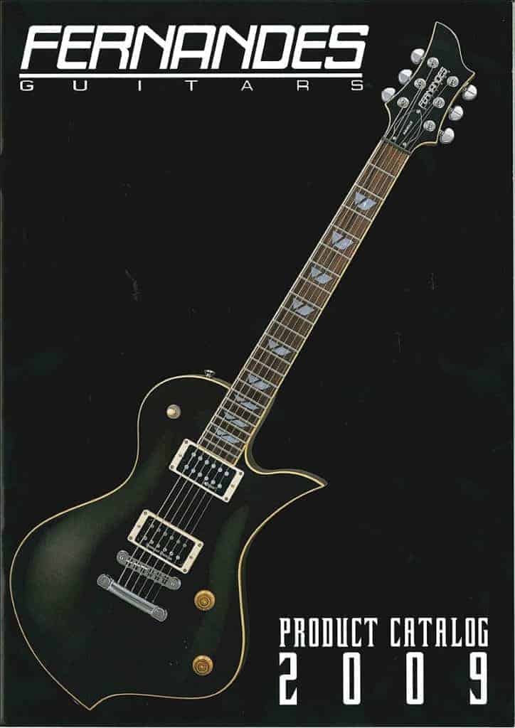 Fernandes-Burny electric guitars catalog 2009 / Fernandes-Burny Catálogo de guitarras 2009