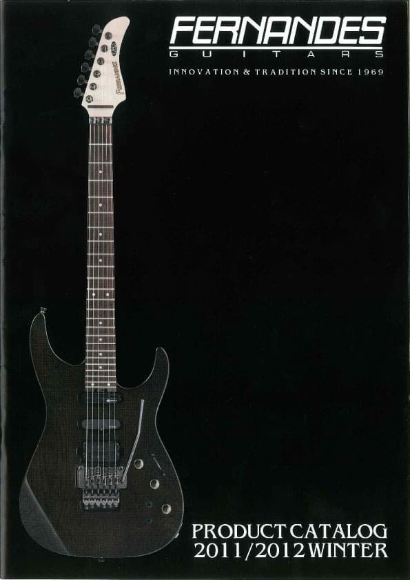 Fernandes-Burny electric guitars catalog 2011-2012 / Fernandes-Burny Catálogo de guitarras 2011-2012