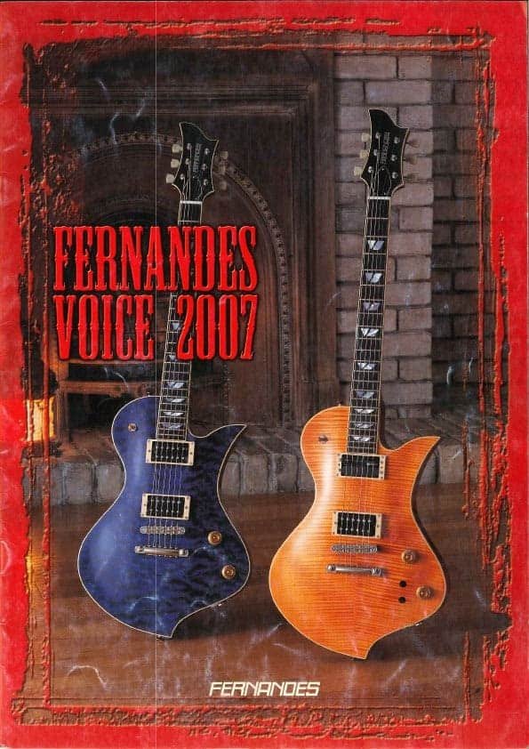Fernandes-Burny electric guitars catalog 2007 / Fernandes-Burny Catálogo de guitarras 2007