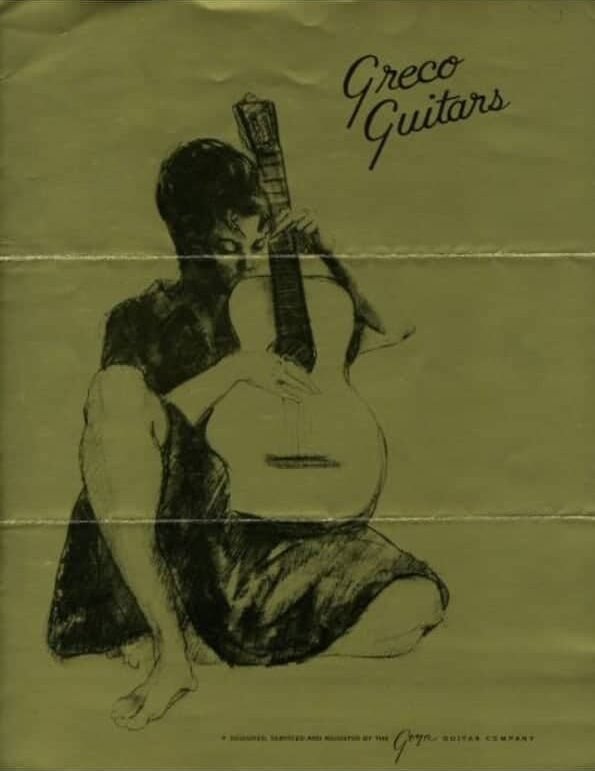 Greco Catálogo de guitarras 1965 - Greco guitar catalog 1965