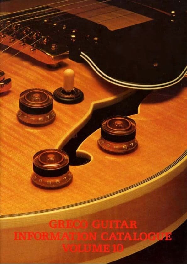 Greco 1979 Catalogue Vol. 10 - Vintage Japan Guitars