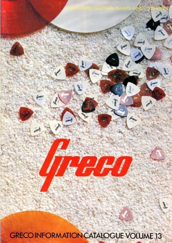Greco Catálogo de guitarras 1981 - Greco guitar catalog 1981