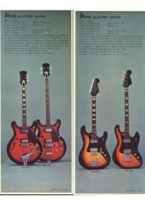 1970's ibanez electric guitars