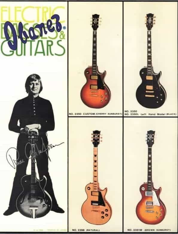 Ibanez Guitars Catalogue 1973 - Catálogos de Guitarras Ibanez 1973