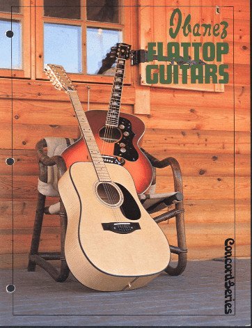 Ibanez Guitars Catalogue 1976 Flattop Guitars / Ibanez Catálogo de Guitarras Flattop 1976