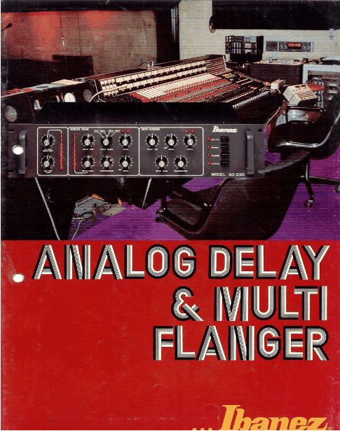 Ibanez Catalogue 1977 Analog Delay & Multi Flanger
