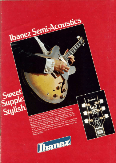 Ibanez Guitars Catalogue 1980 Semi-Acoustics / Ibanez Catálogo 1980 Semi-Acoustics