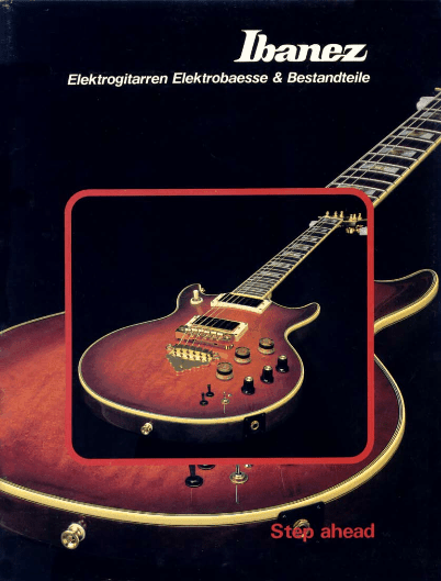 Ibanez Guitars Catalogue 1980 Step Ahead / Ibanez Catálogo 1980 Step Ahead