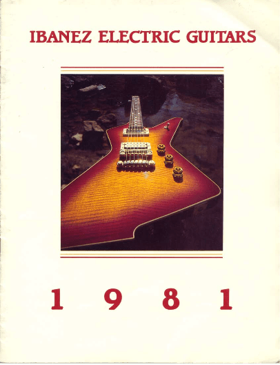 Ibanez Guitars Catalogue 1981 Electric Guitars / Ibanez Catálogo 1981 Electric Guitars