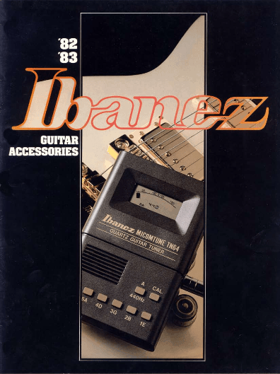 Ibanez Guitars Catalogue 1982-83 Guitar Accessories / Ibanez Catálogo 1982-83 Guitar Accessories