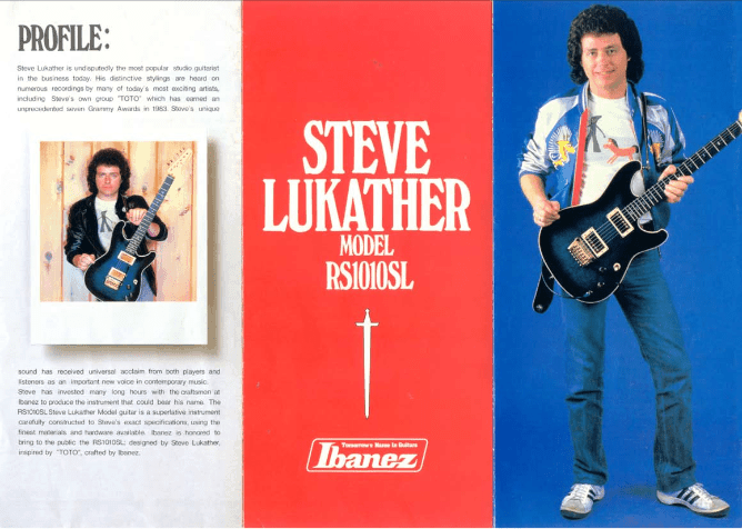 Ibanez 1983 Steve Lukather Model RS1010SL Catalogue - Vintage