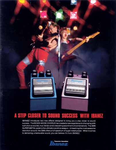 Ibanez Guitars Catalogue 1984 BC9 BI-Mode Chorus and SM9 Super Metal / Ibanez Catálogo 1984 BC9 BI-Mode Chorus and SM9 Super Metal