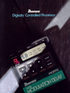 Ibanez Guitars Catalogue 1987 Digitally Controlled Processor