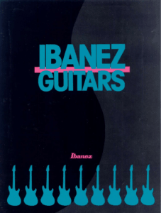 Ibanez Guitars Catalogue 1987 Ibanez Guitars