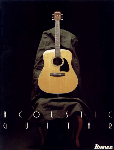 Ibanez Guitars Catalogue 1988 Acoustic Guitar