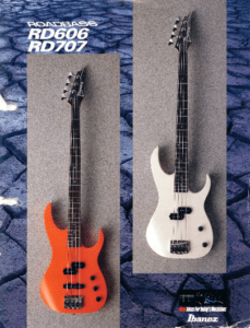 Ibanez Guitars Catalogue 1988 Roadbass RD606-707