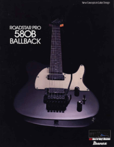 Ibanez Guitars Catalogue 1988 Roadstar Pro580B Ballback