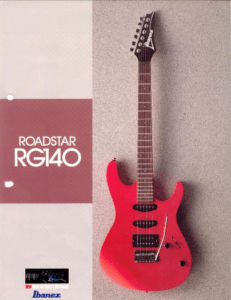 Ibanez Guitars Catalogue 1988 Roadstar