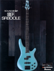 Ibanez Guitars Catalogue 1988 SDGR SR800LE