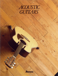 Ibanez Guitars Catalogue 1990 Acoustic Guitars