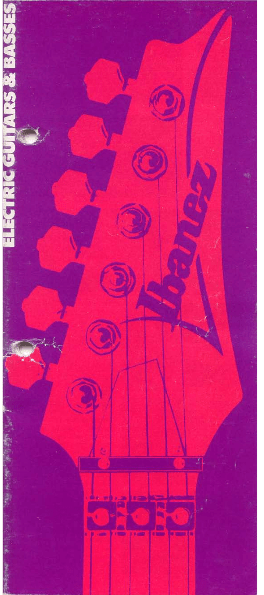Ibanez Guitars Catalogue 1990 Electric Guitars & Basses