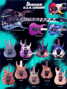 IBANEZ GUITARS CATALOGUE 1991 USA Custom