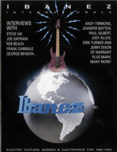 Ibanez Guitars Catalogue 1992 General Catalog-xs