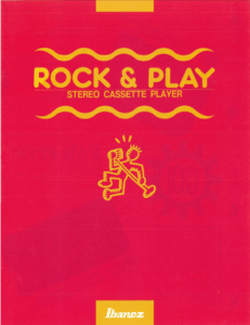 Ibanez Guitars Catalogue 1993 Rock & Play