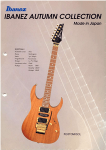 Ibanez Guitars Catalogue 1995 Autumn Collection