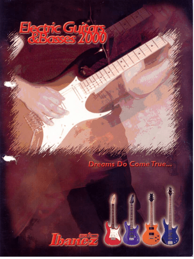 Ibanez Guitars Catalogue 2000 Gio Electric Guitars & Basses