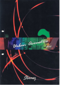IABNEZ CATALOGUE 2001 Urban Acoustics