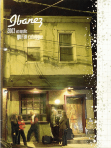 Ibanez Guitars Catalogue 2003 Acoustic