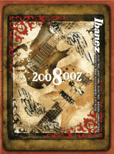 Ibanez Guitars Catalogue 2008 Electric Guitars