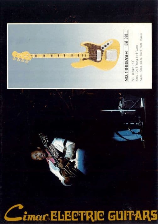 Ibanez Catalogue 1977 Cimar Electric Guitars