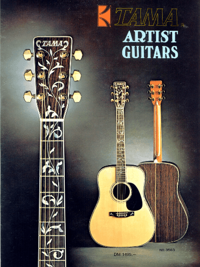 Ibanez Catalogue 1977 TAMA Artist Guitars