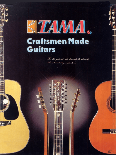 Ibanez Catalogue 1977 TAMA Craftsmen-Made Guitars