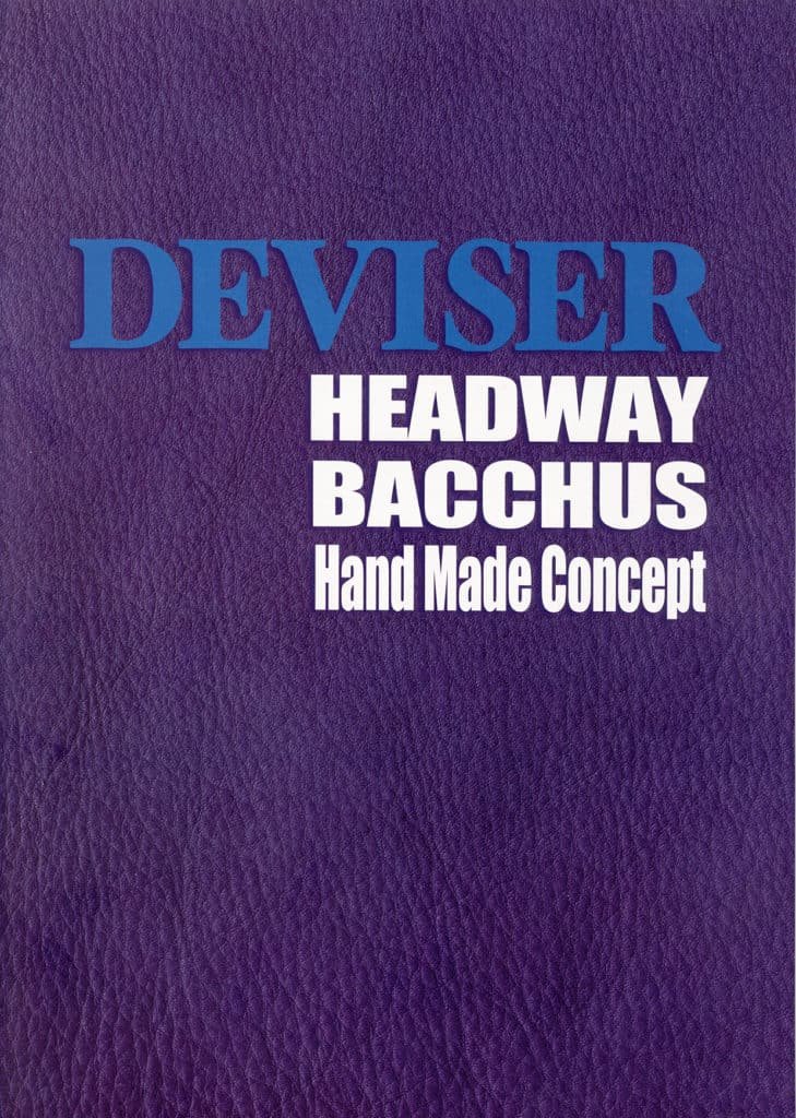 Deviser Catalogue 2004 Bacchus Headway Catalog