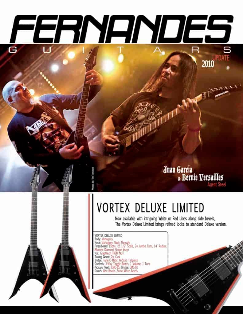 Fernandes-Burny electric guitars 2010 Catalog Update