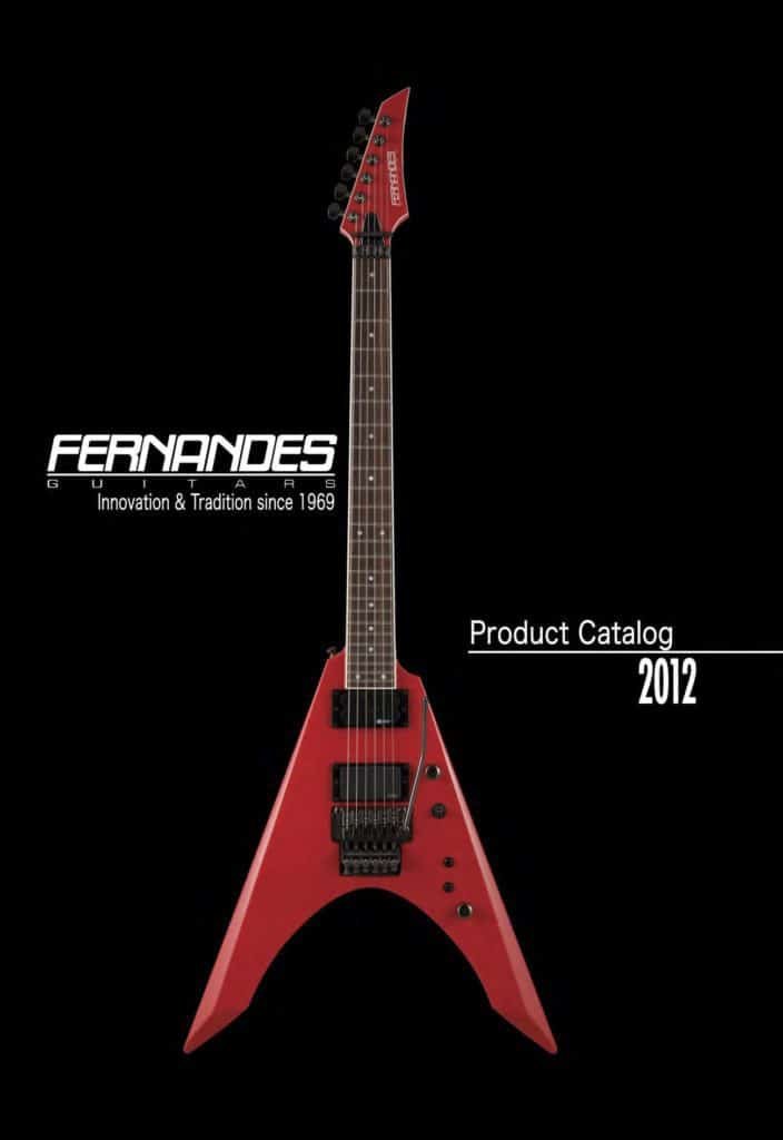 Fernandes-Burny electric guitars 2012 Guitars Catalog