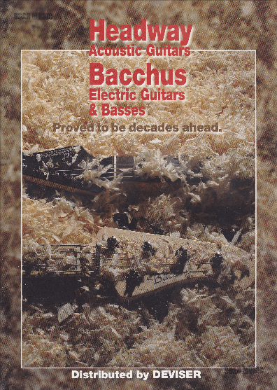 Deviser Catalogue 2003 Bacchus Headway Catalog