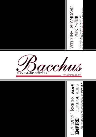 Deviser Catalogue 2008 Bacchus Guitars Catalog