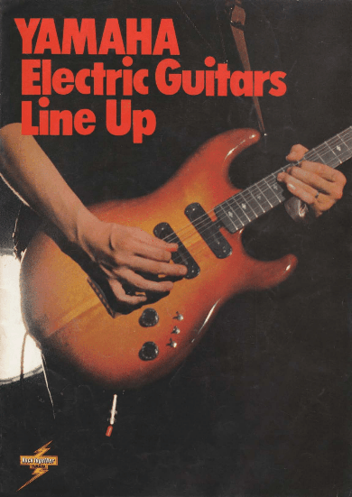 Yamaha Catálogo 1977 Electric Guitars Catalog