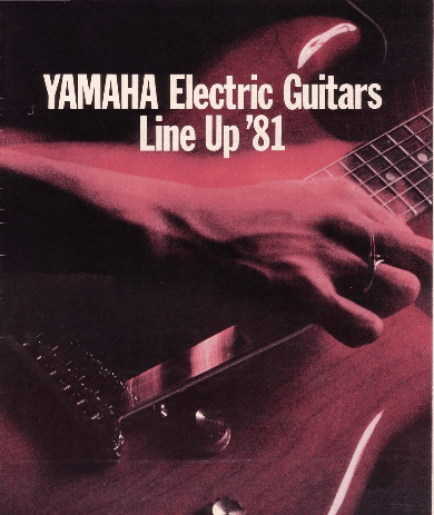 Yamaha Catálogo 1981 Electric Guitars Line Up '81 Catalog